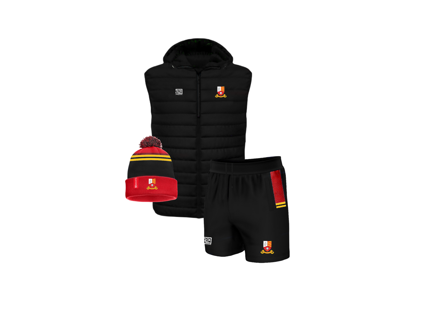 Gilet AND Leisure Shorts AND Bobble Hat (T.Mac)