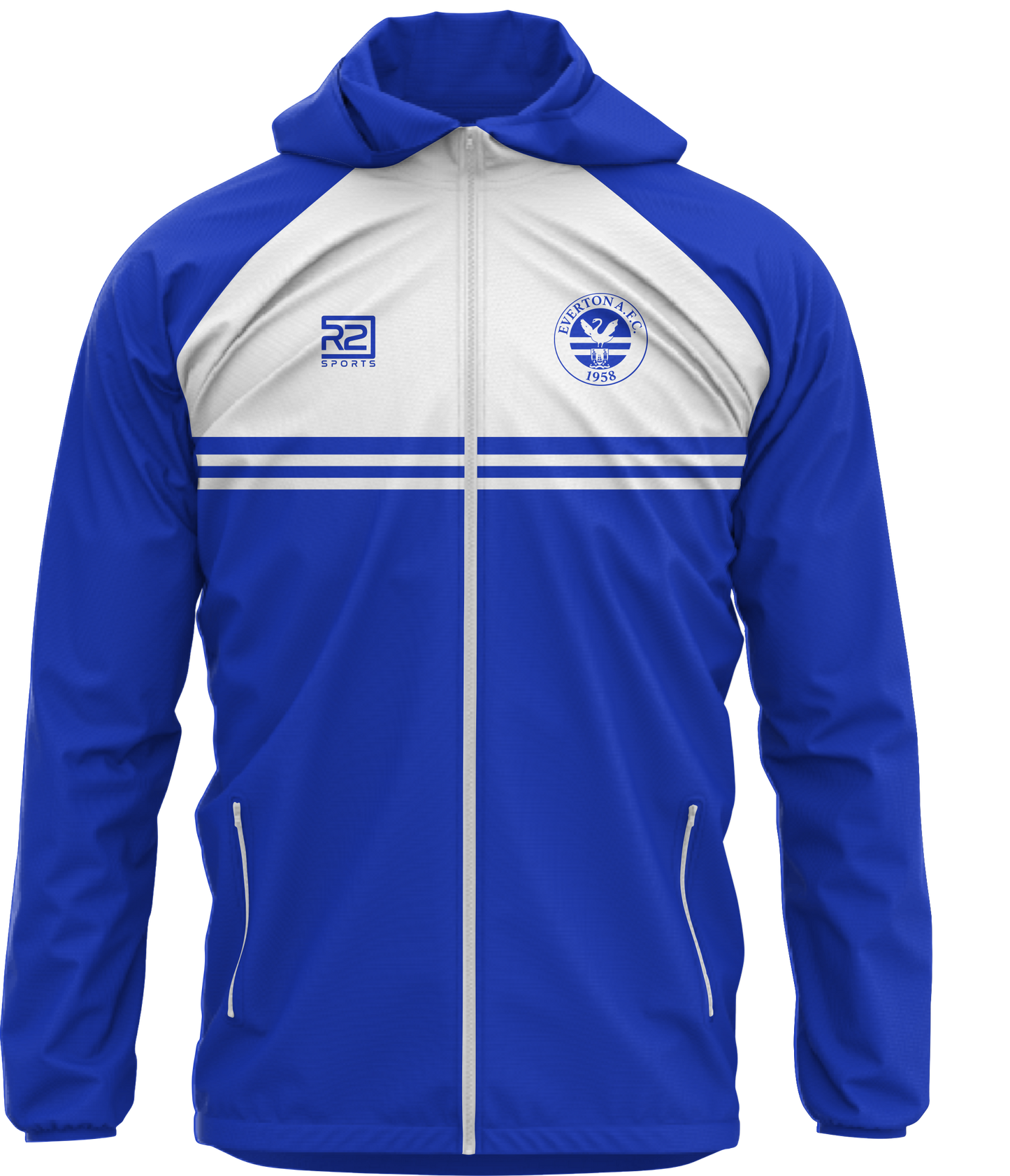Rain Jacket Blue/White - Kids (Everton)