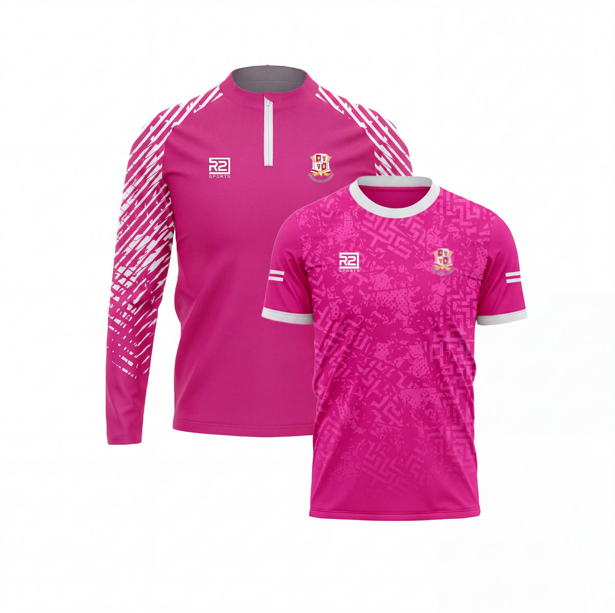 Ballygarvan – Half Zip and Training Jersey Pink Bundle