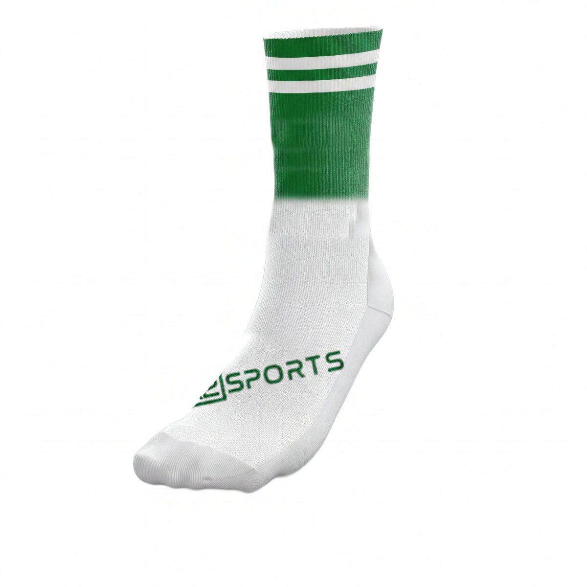 Shamrocks – Mid Socks (Green and White)