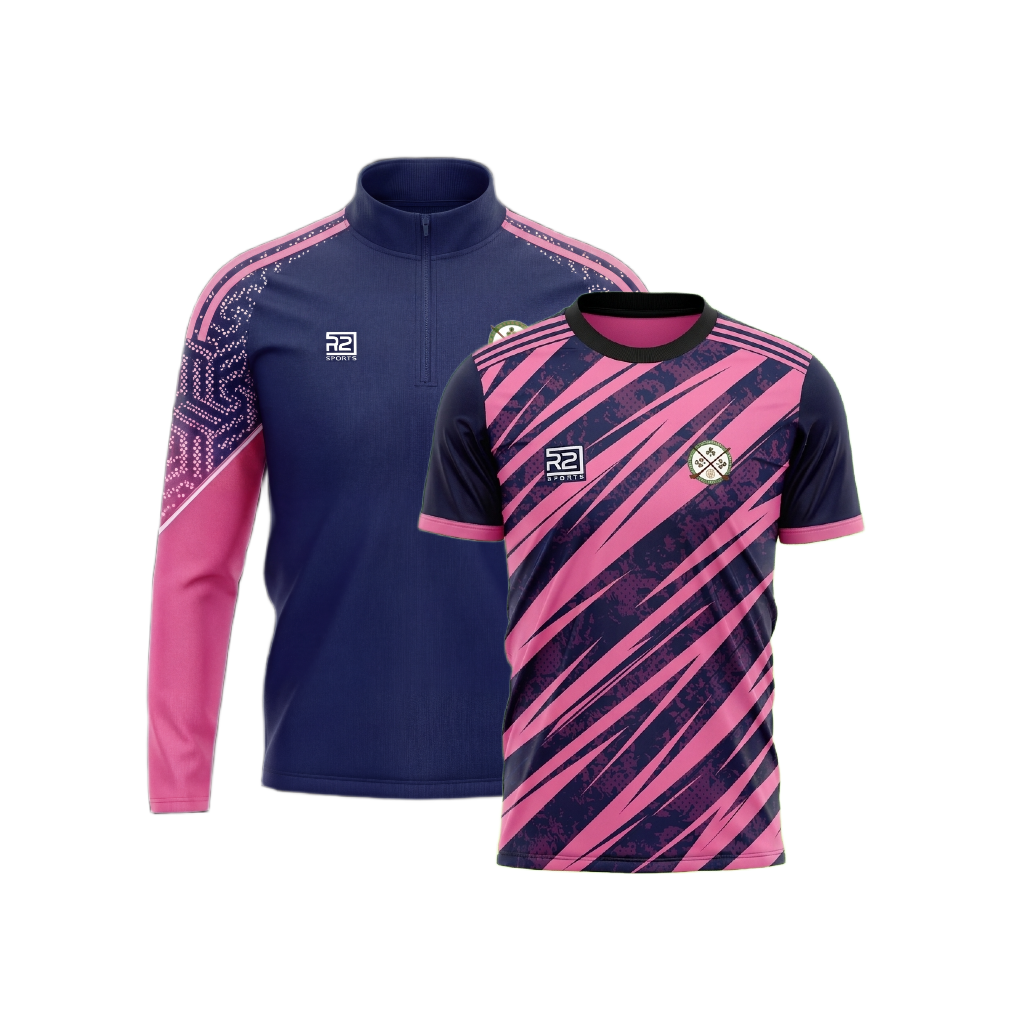 Shamrocks – Bundle (Half Zip Pink & Training Jersey Pink)