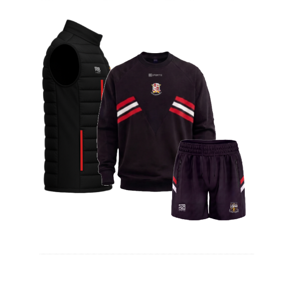 Ballygarvan – Gilet, Retro Cotton Crewneck and Leisure Shorts Bundle