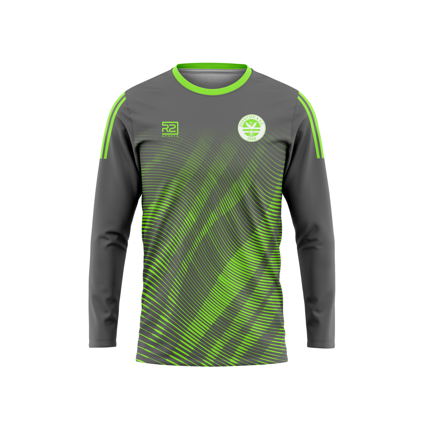 Long Sleeved Training Jersey Grey - Adults (Everton)