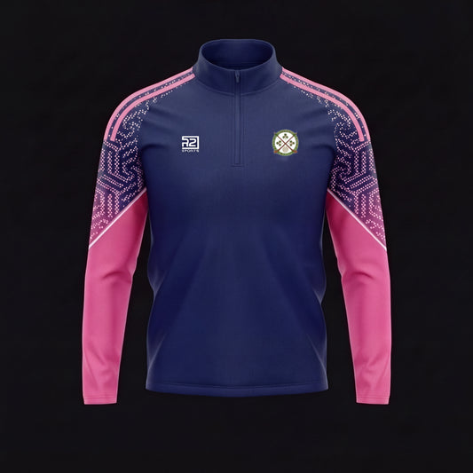 Shamrocks – Half Zip (Pink)