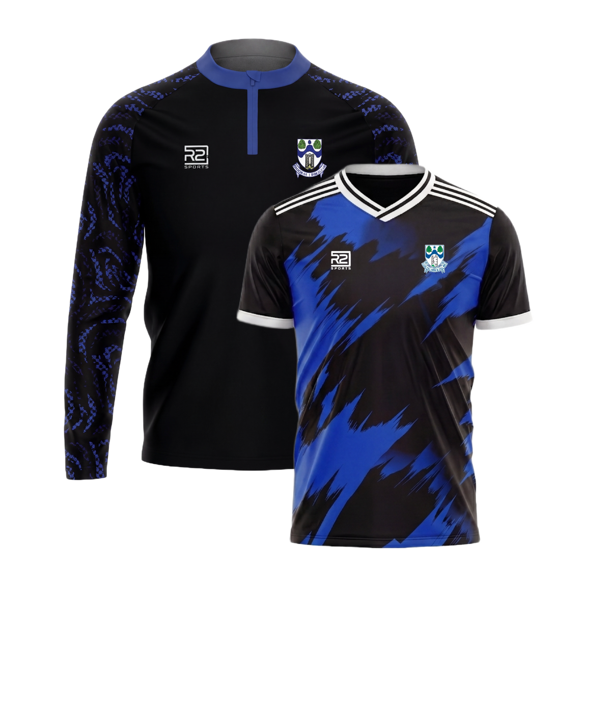 Kilmeen Kilbree – Bundle: Half Zip/Jersey (Black/Flames)