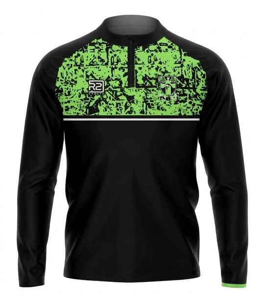 Kilmeen Kilbree – Half Zip (Black - Green)