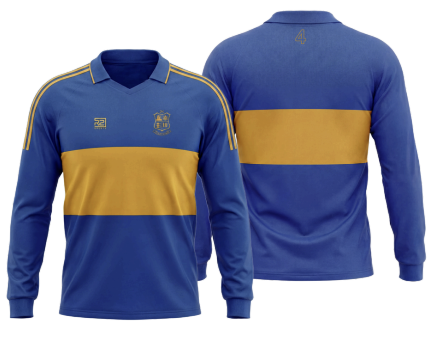 Carrigaline - 4Retro Long Sleeved (Blue)