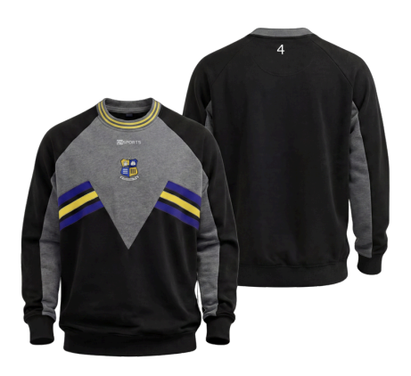 Carrigaline - 4Retro Cotton Crewneck (Grey)