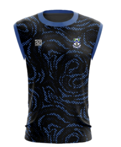 Kilmeen Kilbree – Sleeveless Training Jersey (Black - Blue)
