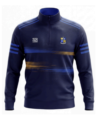 Carrigaline LGFA – Half Zip (Navy)