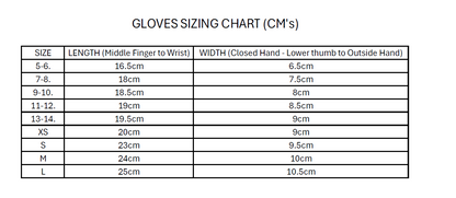 Gloves (Black Thumb/White)