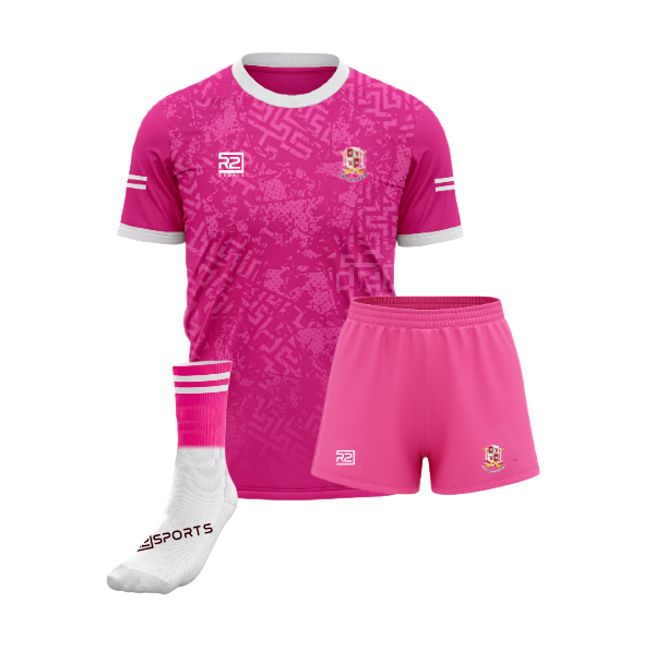 Ballygarvan – Training Jersey, Shorts and Mid Socks Bundle (Pink)