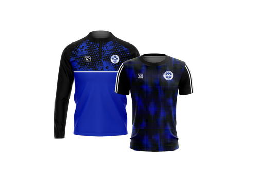 Half Zip and Jersey Adults Black (Everton)
